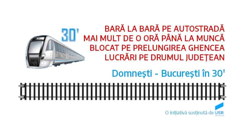 „Domnești-București în 30 de minute”